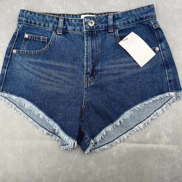 Only Blue Denim Women’s High Waist Short Size 30 - Picture 1 of 10